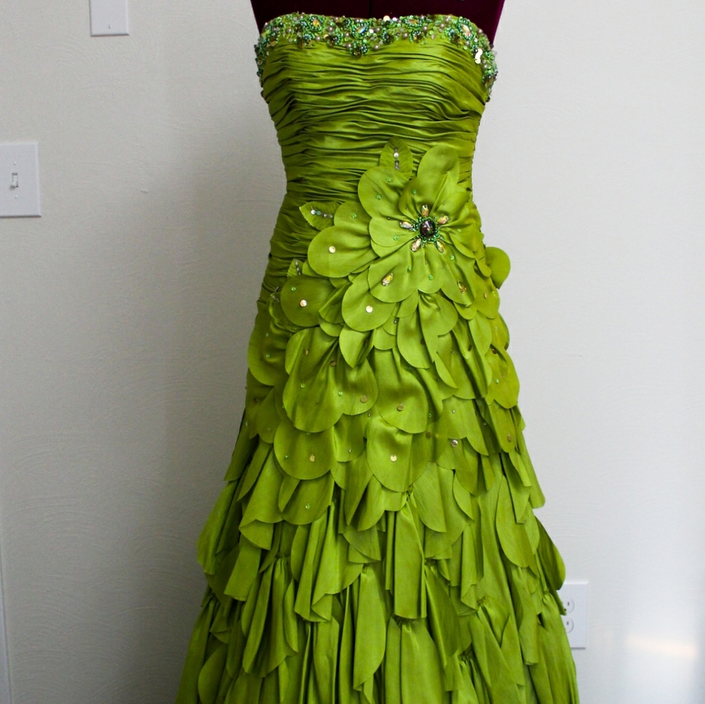 Green Precious Formals Dress